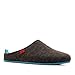 Produktbild Andres Machado - Dynamic - Unisex-Hausschuh aus Naturwolle und Feinfilz mit anatomischer Sohle - Made in Spain -.EU 37 bis 47, Braun/Blau, 40 EU