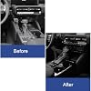 for Toyota Land Cruiser Prado 250 J250 2024-2025 LHD Glossy Black Interior Accessories Kit Trims 22pcs Car Accessories (Only fit for Circular Steering Wheel)