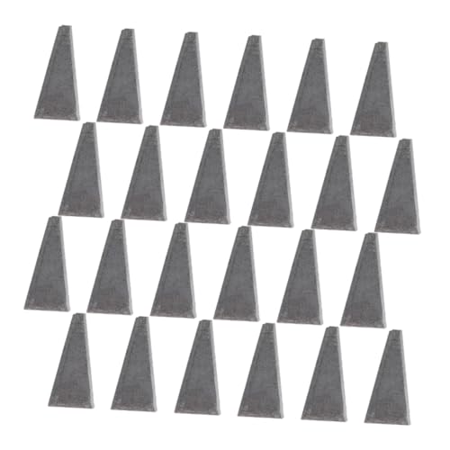 Veemoon Cunei Triangolari in Metallo Manico in Legno, Kit 30 Pezzi Per Abbattimento Alberi e Rinforzo Attrezzi Agricoli, Cunei Piccoli Per Motosega e Martelli