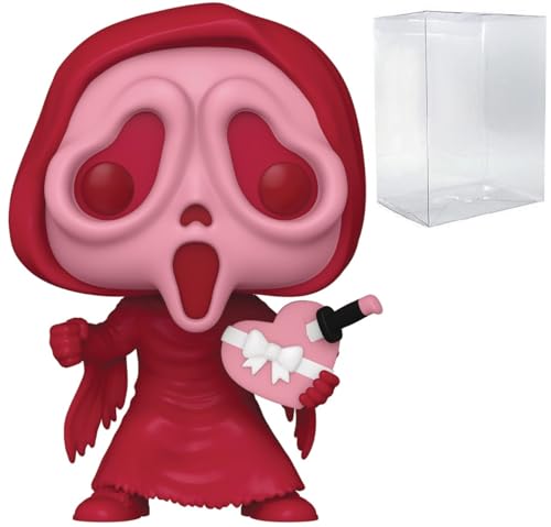 POP Movies: Valentines - Figura de vinilo Funko Ghostface (incluye funda protectora de caja compatible) multicolor de 3.75 pulgadas
