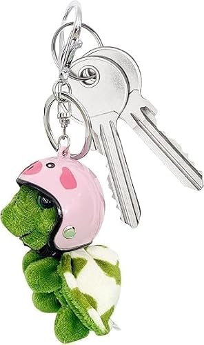 Turtle Keychain, Cute Plush Pendant, Plush Pendant, Cute Fabric Tie Cartoon Mini Doll, Small Green Decorative Cartoon Turtle, For Birthday Christmas Accessories，Men and Women‘s Keyrings and Keychains