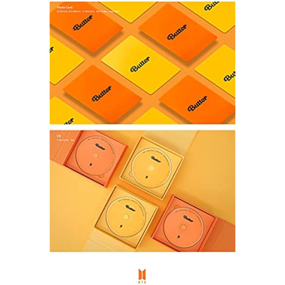 BTS - Butter Album+Extra Photocards Set (Peaches Chile | Ubuy