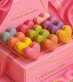 LeilaLove Paris Souvenir 18 Gourmet Macarons - Baked to order up to dozen Flavor Assortments