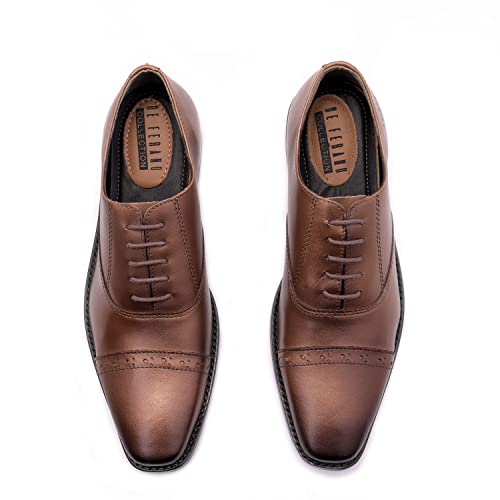 Image of Handmade Premium Genuine Leather Formal Shoes for Men | Office Uniform Dress Oxford Shoes | Gold Shoes