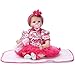 Reborn Bambole Del Bambino, 55Cm Molle Sveglia Vinile Completa Reborn Bambole Del Bambino, Realistica Bambole Del Bambino Appena Nato Giocattolo, Per Regalo Di Compleanno Delle Ragazze Dei Giocattoli