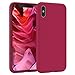 Produktbild EAZY CASE Premium Silikon Handyhülle kompatibel mit iPhone X/XS, Slimcover mit Kameraschutz und Innenfutter, Silikonhülle, Schutzhülle, Bumper, Handy Case, Hülle, Softcase, Beere