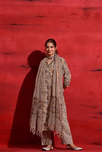 Image of Kalaanj Women Women Rayon Blend Kurta Set