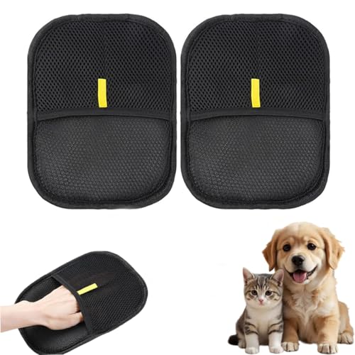 Handschuh Tierhaarentfernung, 2pcs Fell Magnet Katzenhaare, Fell Magnet Handschuh, Multifunctional Haarentfernungshandschuh Katze For Washing, Deshedding And Care
