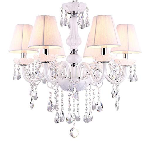 Suspension salon cristallin de luxe à reflets brillants
