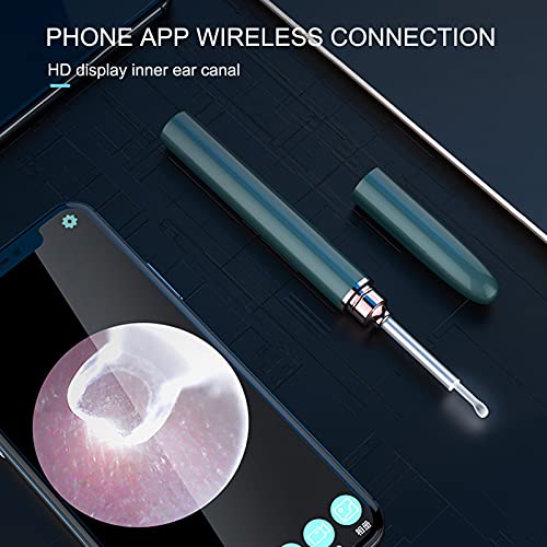yeacher Endoscópio sem fio WiFi médico na colher para limpeza de ouvido Mini câmera HD Ferramenta de