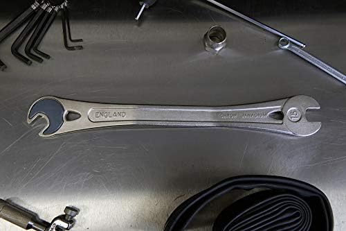 WELDTITE Cyclo 15/15mm Double Ended Forged Pedal Spanner - Innovative Extra Long Forged Steel Pedal Spanner For Increased Torque and Strength