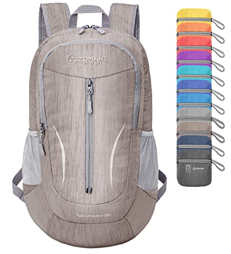 ZOMAKE 25L Ultra Lightweight Packable Backpack, Foldable Hiking Backpacks