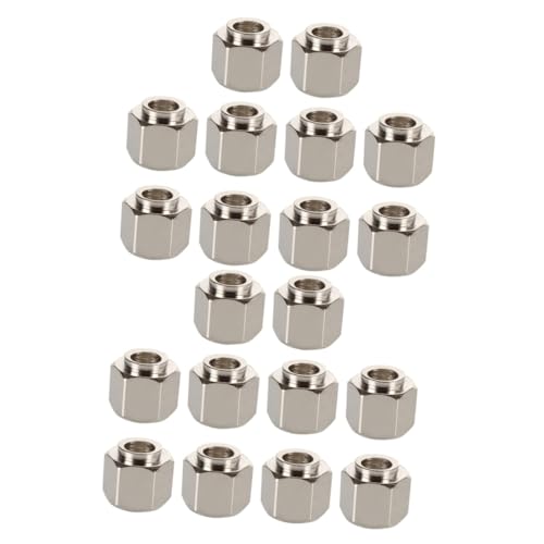 GLEAVI 24pcs Hexagonal Eccentric Stainless Steel Nuts for Printer Spacer for V Wheel Applications Printer Accessories an