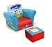 Delta Children Upholstered Chair with Ottoman, Disney Mickey Mouse