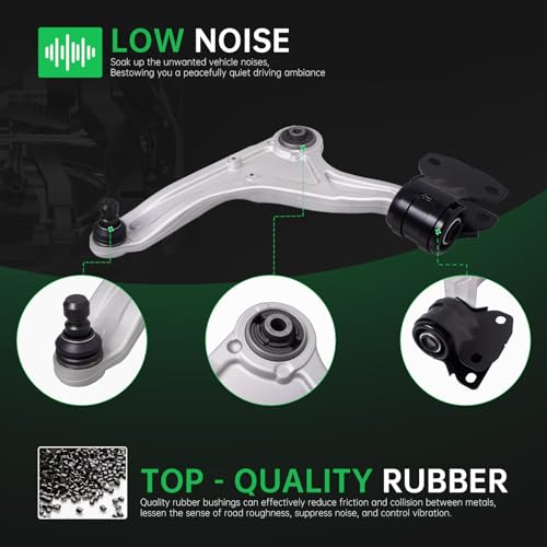 AUQDD 2Pc Suspension Front Lower Control Arm and Ball Joint Assembly Compatible With 2013-2020 Fo-rd Fusion, Li-ncoln MKZ (Replace # K623000 K623001 DG9Z3078A DG9Z3079A MS401184 MS401185) by AUQDD - Used condition - Image 4