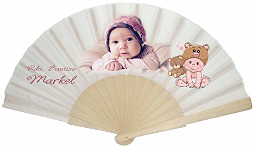 Abanico personalizado con foto para Bautizo (15)
