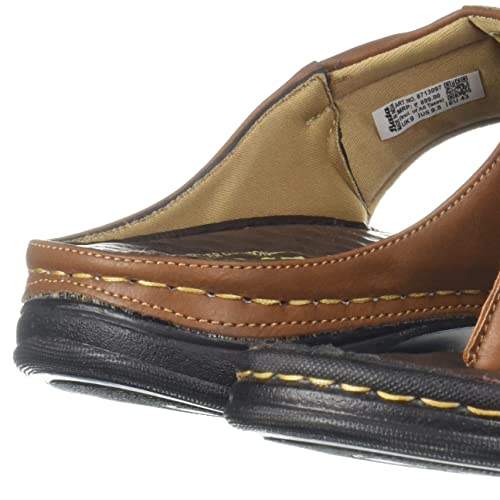BATA Men BRYAN THONG Tan Sandals, (8713097)