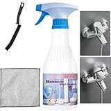 ABUPING Bathroom Cleaner Spray, Heavy-Duty Bathroom Cleaner for Tiles, Shower, Bathtub Grout,Fast Acting Cleaning Spray, Removes Stains, Concentrated Formula, 1 Set