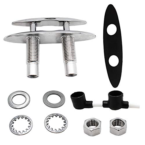 Yanyu 6 Inch Boat Pull Up Cleat Flush Mount Marine Grade Stainless Steel 316 Retractable Low-Profile Dock Boat Deck Neat Cleat #TOP3