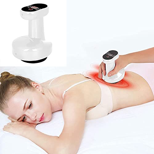6 Gear Electric Cupping Massage Scraping Massager, Scraping Cupping Massage Set, Warm Cupping Machine for Back Body Muscle Leg Cupping, Relieve Fatigue