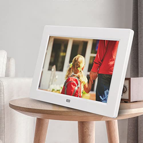Porta-retrato digital de 8 polegadas, porta-retrato inteligente com tela IPS de 1280x800, suporte pa