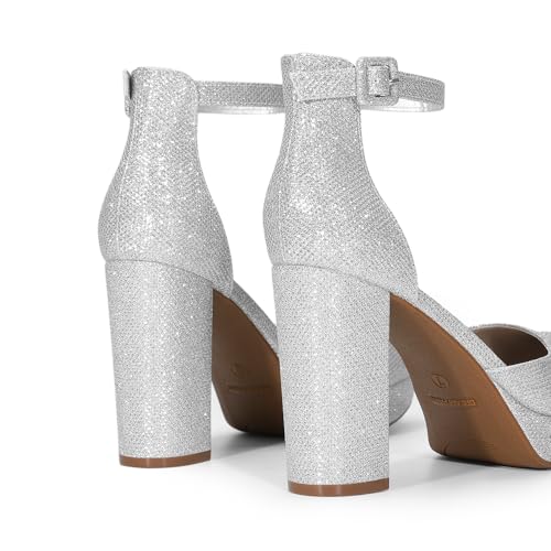 Image of DREAM PAIRS Women's Platform Chunky Closed High Heels