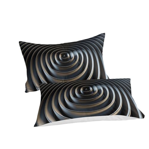Sets linge de lit imprimé avec fermeture éclair double pratique - 3