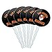 GRAPHICS & MORE Sam Houston State University Bearkats Cupcake Picks Toppers Decoration Set of 6