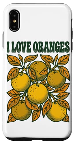 I Love Oranges �r���e�[�W �C�^���A�� �T�}�[�t���[�c �X�}�z�P�[�X iPhone XS Max �p
