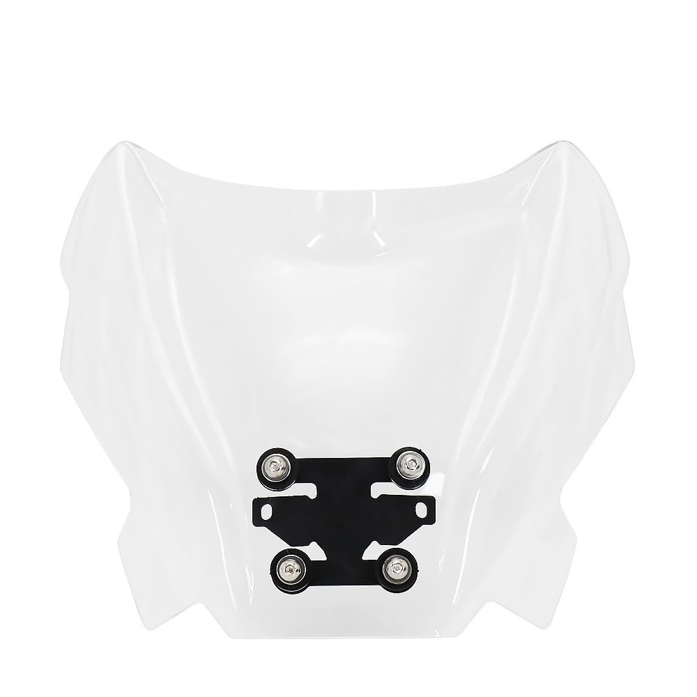 Windschild Für Keeway RKV 125 C | Motorrad Windschutzscheibe | ABS Kunststoff Schwarz