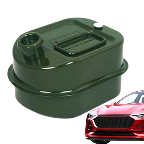 Conteneur à gazolines - Riveling rapide Jerry Can | CAN CANSER AVEC LA POIGNE DE TROIS | Récipient carré en acier inoxydable, réservoir à l'épreuve des fuites adapté au transport