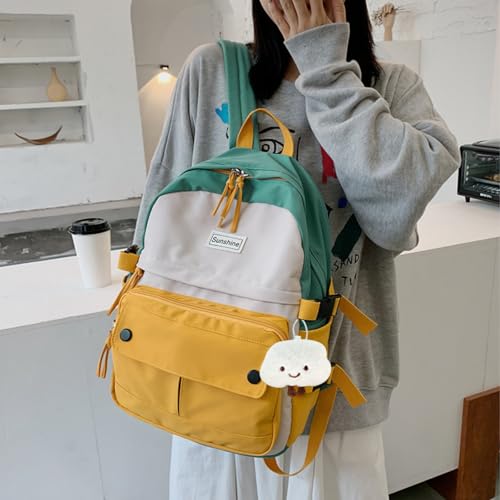 Image of Tinytot 30 Litre Japanese Korean Style School Bag Water-Resistant Laptop & Travel Backpack - Unisex Large 18 Inches Multipurpose Student Backpack for Boys & Girls, Men & Women