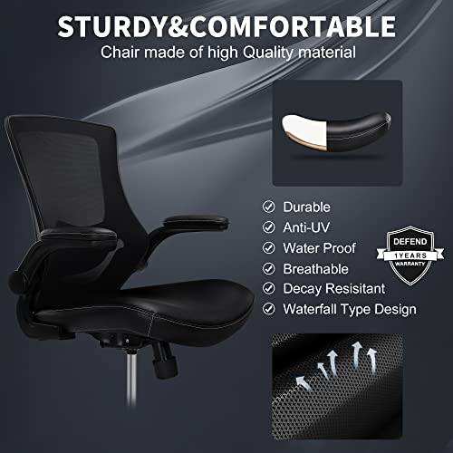 Misolant Drafting Chair, Tall Office Chair For Standing Desk, Standing Desk Chair Office Chair With Adjustable Lumbar Support And Footrest, Pu Leather Chair Office Drafting Chair #TOP1