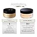 Aesthetica Banana Loose Setting Powder - Flash Friendly Superior Matte Finish Highlighter & Finishing Powder - Includes Velour Puff