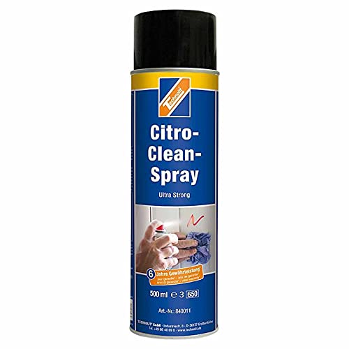 TECHNOLIT Citro-Clean-Spray Ultra-Strong 500 ml, Spezialreiniger, Kleberesteentferner, Reinigungsspray, Universalreiniger, Menge:1 Cover