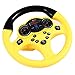 Tomaibaby Volante de Juguete Controlador de Conducción Simulado Copiloto Juguete Educativo Divertido Volante Interactivo para Niños Pequeños Amarillo