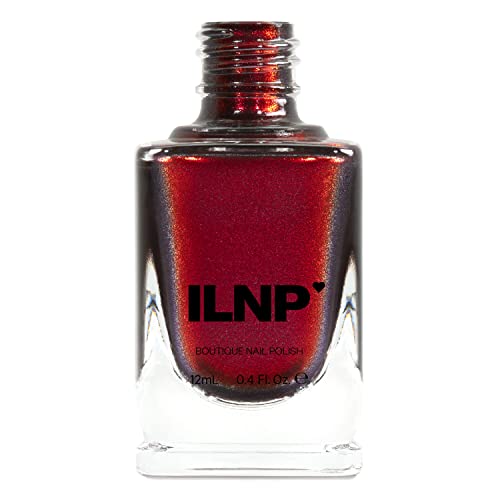 Image of ILNP Dear Santa - Deep Burgundy Duochrome Nail Polish