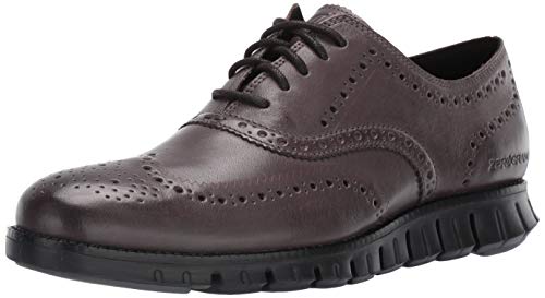 COZ7W|#Cole Haan Zerogrand Wingtip, Zapatos de Cordones Oxford para Hombre, (Burnished Pavement/Black Burnished Pavement/Black), 41 EU