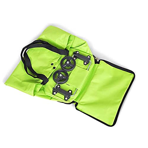 LICHUAN Einkaufstrolley, tragbar, zusammenklappbar, Oxford-Gewebe, Mehrzweckwagen für Einkaufen, Picknick, Aufbewahrung… – Bild 4