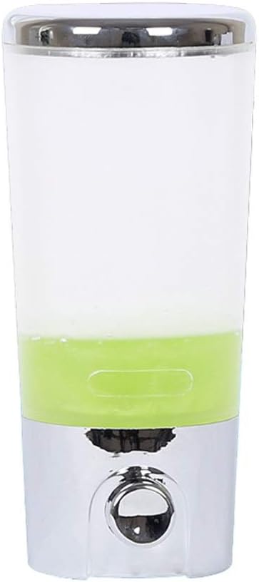 Dispenser Pump Soap Dispenser Wall Mount 400ml/13.5oz Refillable Commercial Soap Dispenser 1/2Chamber Shower Dispenser for Bathroom,Restaurant Lotion Dispenser