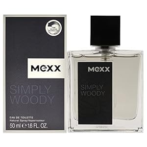 Mexx Simply Woody Eau de Toilette Spray, 1.6 Fl Oz
