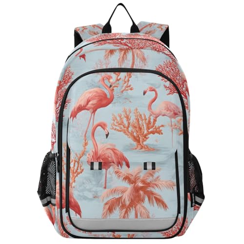 Sac à dos pour ordinateur portable avec protection dos enfants rose
