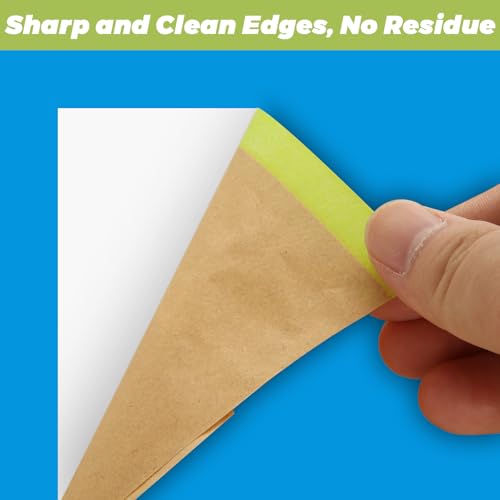 Image of 6 Rolls 12 inch x 50 ft Pre-Taped Masking Paper, Tape and Drape Painters Paper, Paint Masking Paper for Painting Cars and Auto Body, Floor Protection, Wall Covering