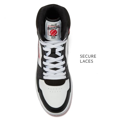 Image of Avia 821 High Top Sneakers for Men, Indoor or Outdoor Mens Basketball Shoes, Size 7 to 16 Retro High Top Shoes Men or Women