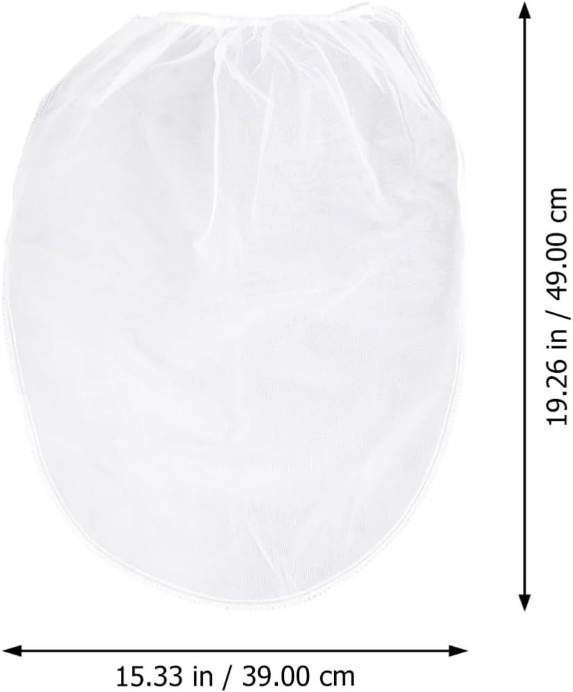 BESTYASH Elastic Nylon Filter Bag 5 Gallon Chemical Liquid Paint Strainer Bag for Home Brewing and Industrial Filtration