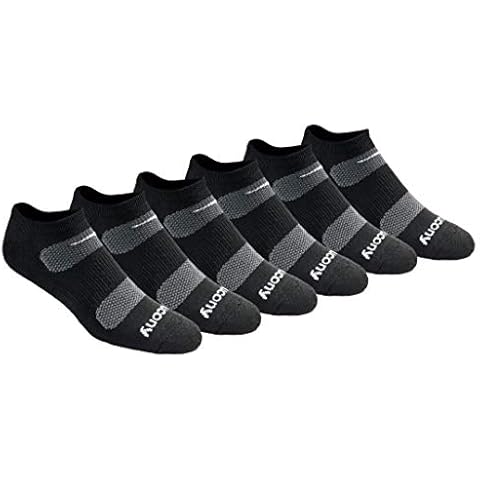 Saucony Men's Performance No-show Socks (6 Pairs) Cover