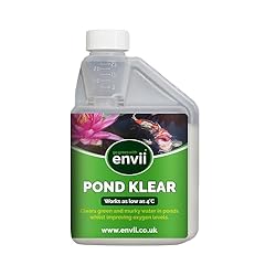 envii Pond Klear - Clarificador Agua y Bacterias L...: Contiene solo ingredientes naturales y es seguro de usar con todos los peces y la vida silvestre. Botella dosificadora para una dosificación fácil y precisa. Contiene millones de bacterias y trata grandes volúmenes de agua. Las bacterias de baja temp...