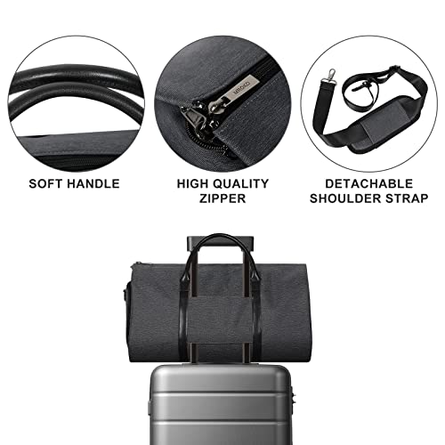Mroko Garment Bag Carry On Garment Duffel Bag For Business Men - 2 In 1 Hanging Suitcase Suit Travel Bags #TOP4