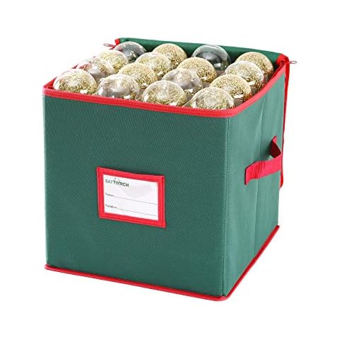 Sattiyrch Christmas Ornament Storage Box Cover