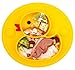 Linowos Silicone Divided Toddler Plates, Portable Non Slip Suction Plates for Children Babies and Kids BPA Free Baby Dinner Plate (Duck-Yellow) 1